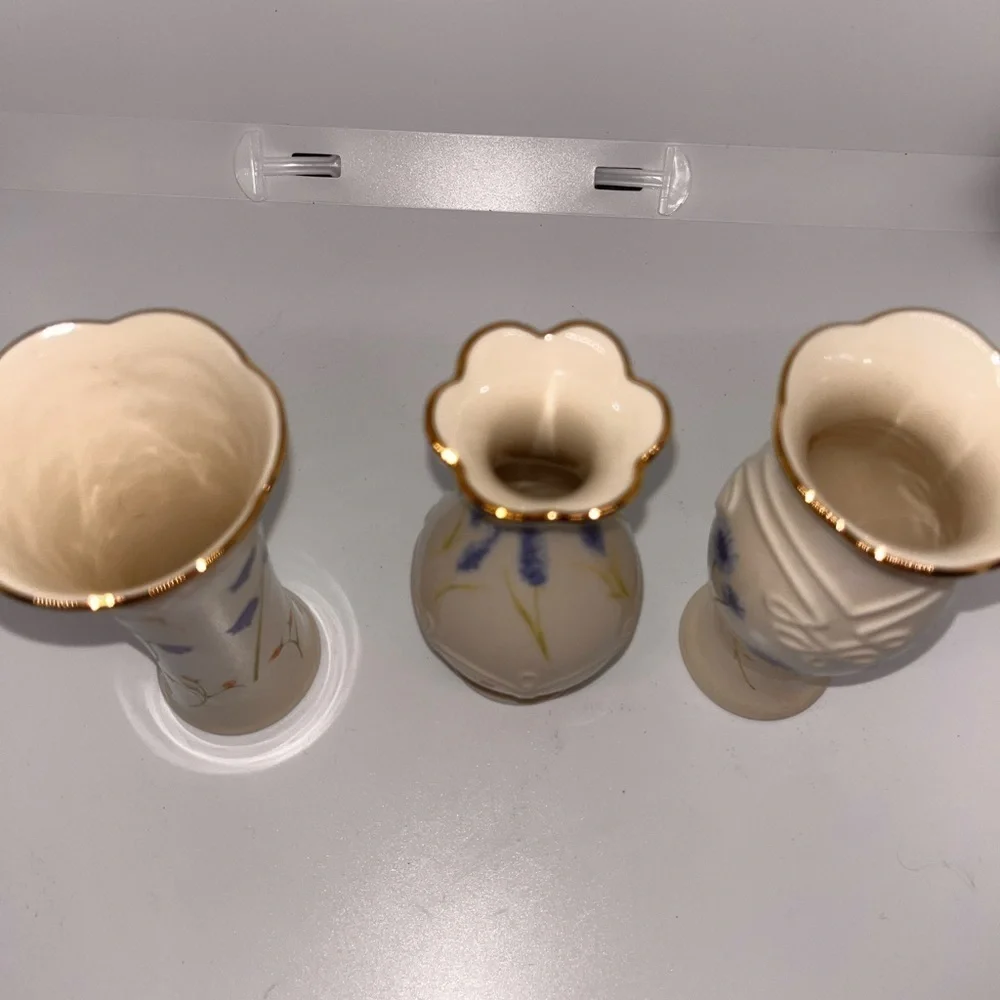 Three Lenox Bud Vases, Still New In Box, Set of Three Porcelain Bud Vases.